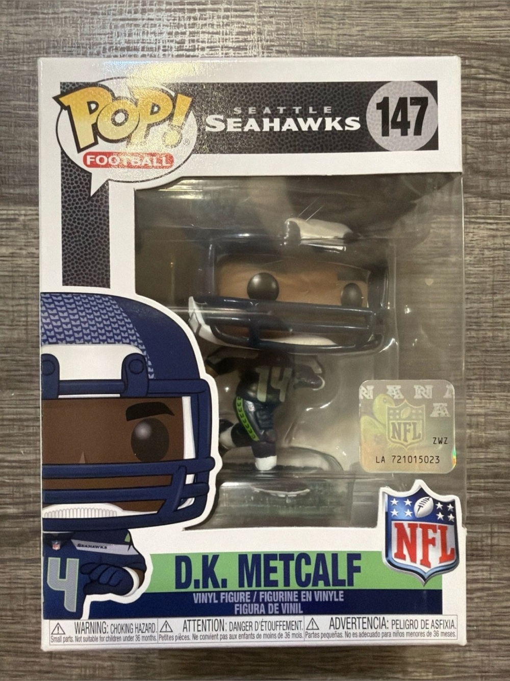 Funko Pop #147 DK Metcalf Seattle Seahawks NFL